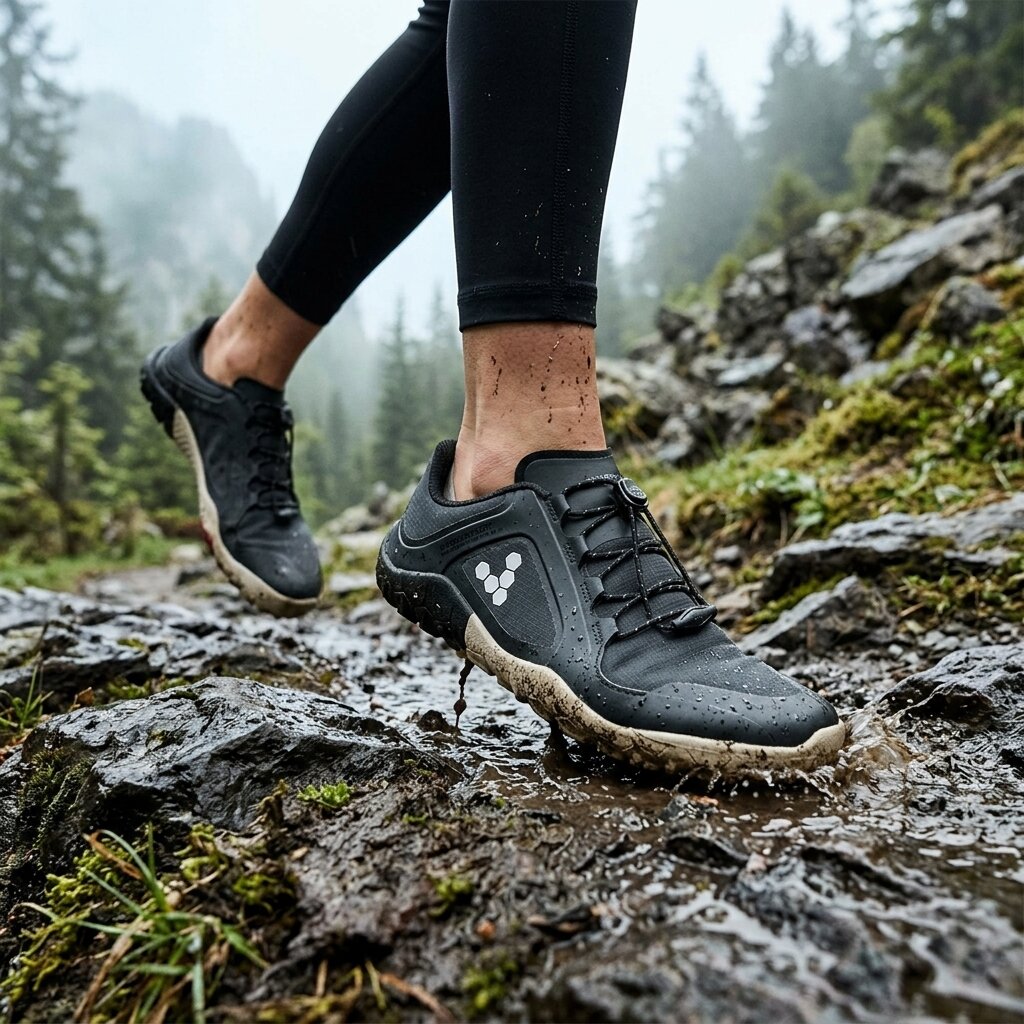 Vivobarefoot Primus Trail III All Weather FG - Obsidian (Womens)