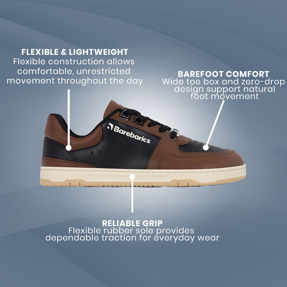 Barebarics - Wave - Black & Dark Brown - (Mens)