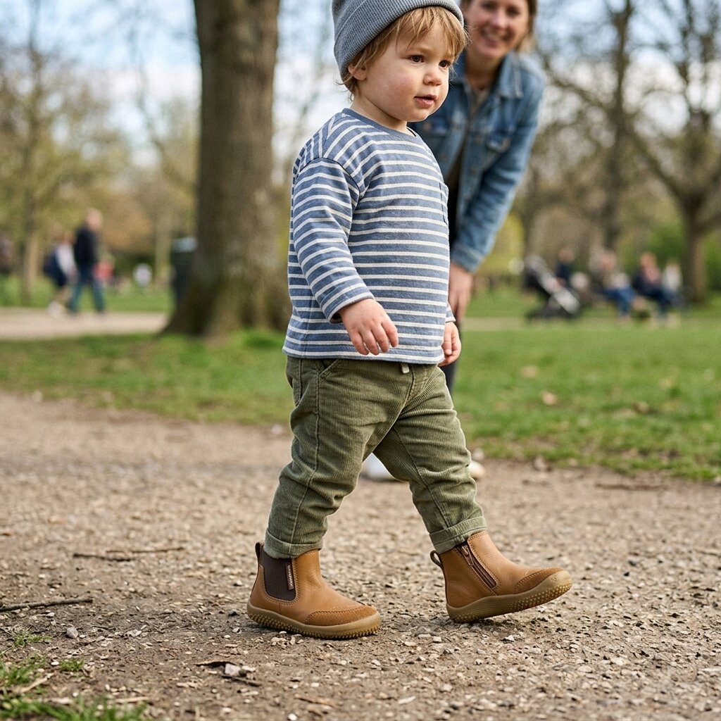 Vivobarefoot - Gobi Chelsea Toddlers - Acorn