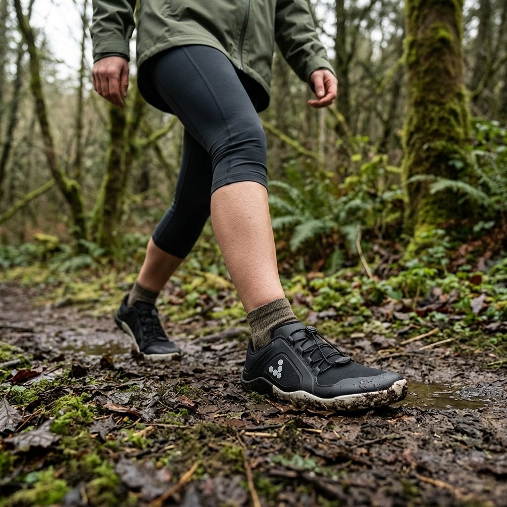Vivobarefoot Primus Trail III All Weather FG - Obsidian (Womens)