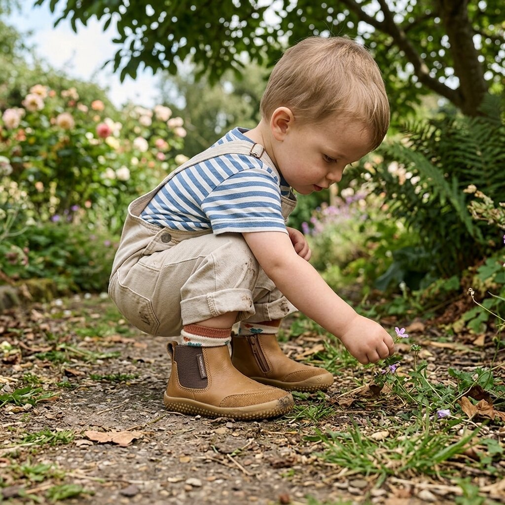 Vivobarefoot - Gobi Chelsea Toddlers - Acorn