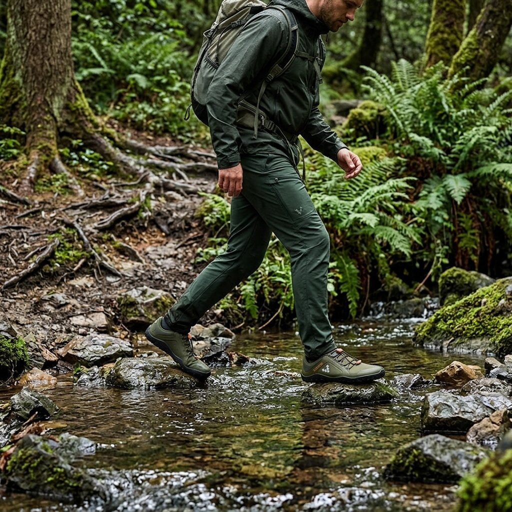 Vivobarefoot Primus Trail III All Weather FG - Dark Olive (Mens)