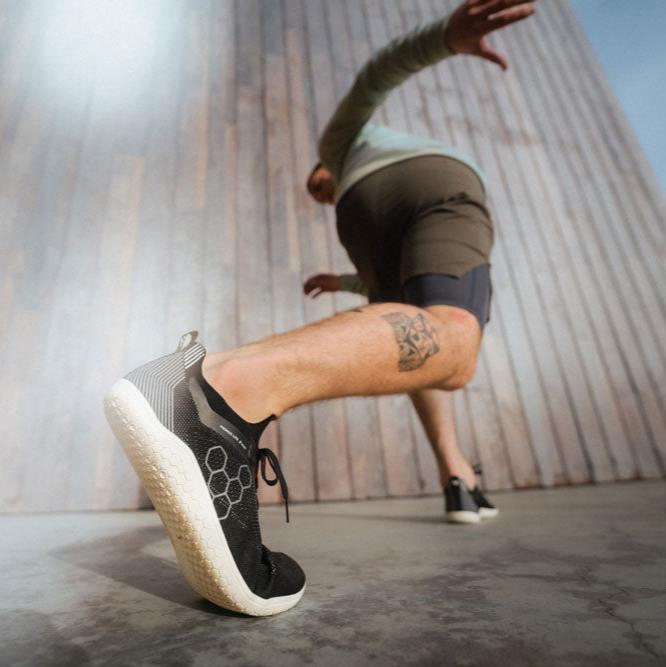 Vivobarefoot Primus Lite Knit (Womens) - Obsidian (CLEARANCE)