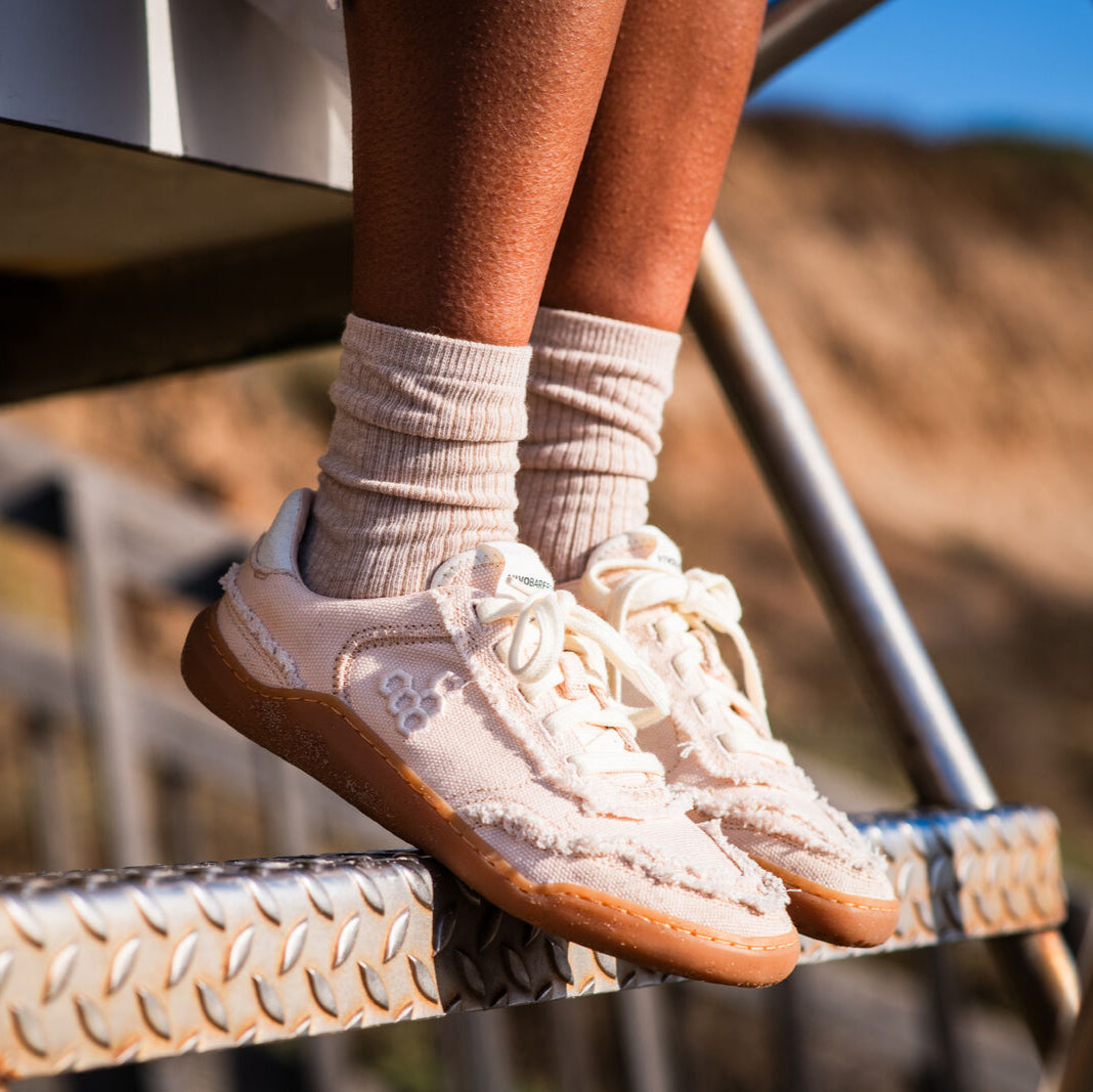 Vivobarefoot Gobi Sneaker Canvas (Womens) - Rose