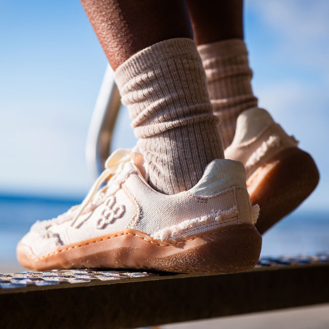 Vivobarefoot Gobi Sneaker Canvas (Womens) - Rose