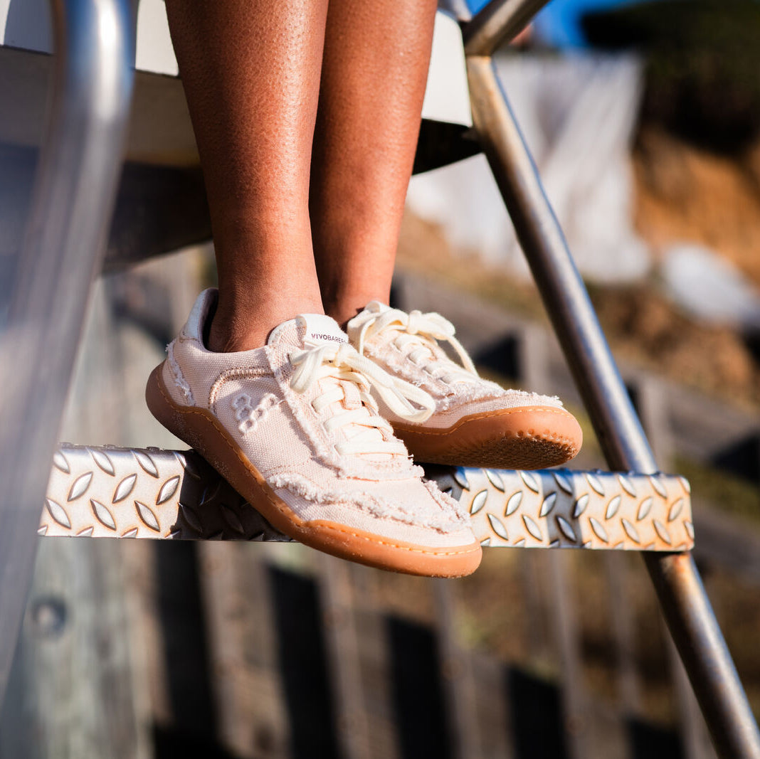 Vivobarefoot Gobi Sneaker Canvas (Womens) - Rose