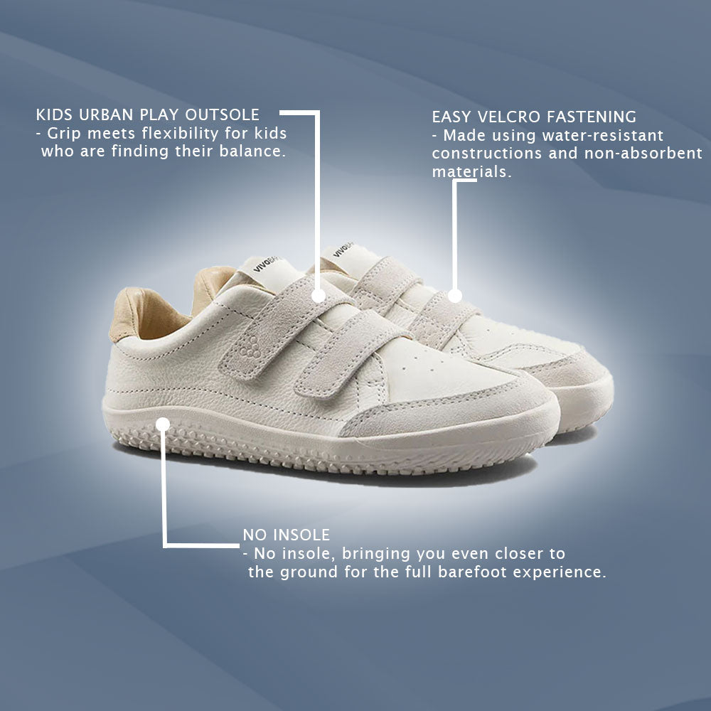 Vivobarefoot - Gobi Sneaker Kids - Limestone