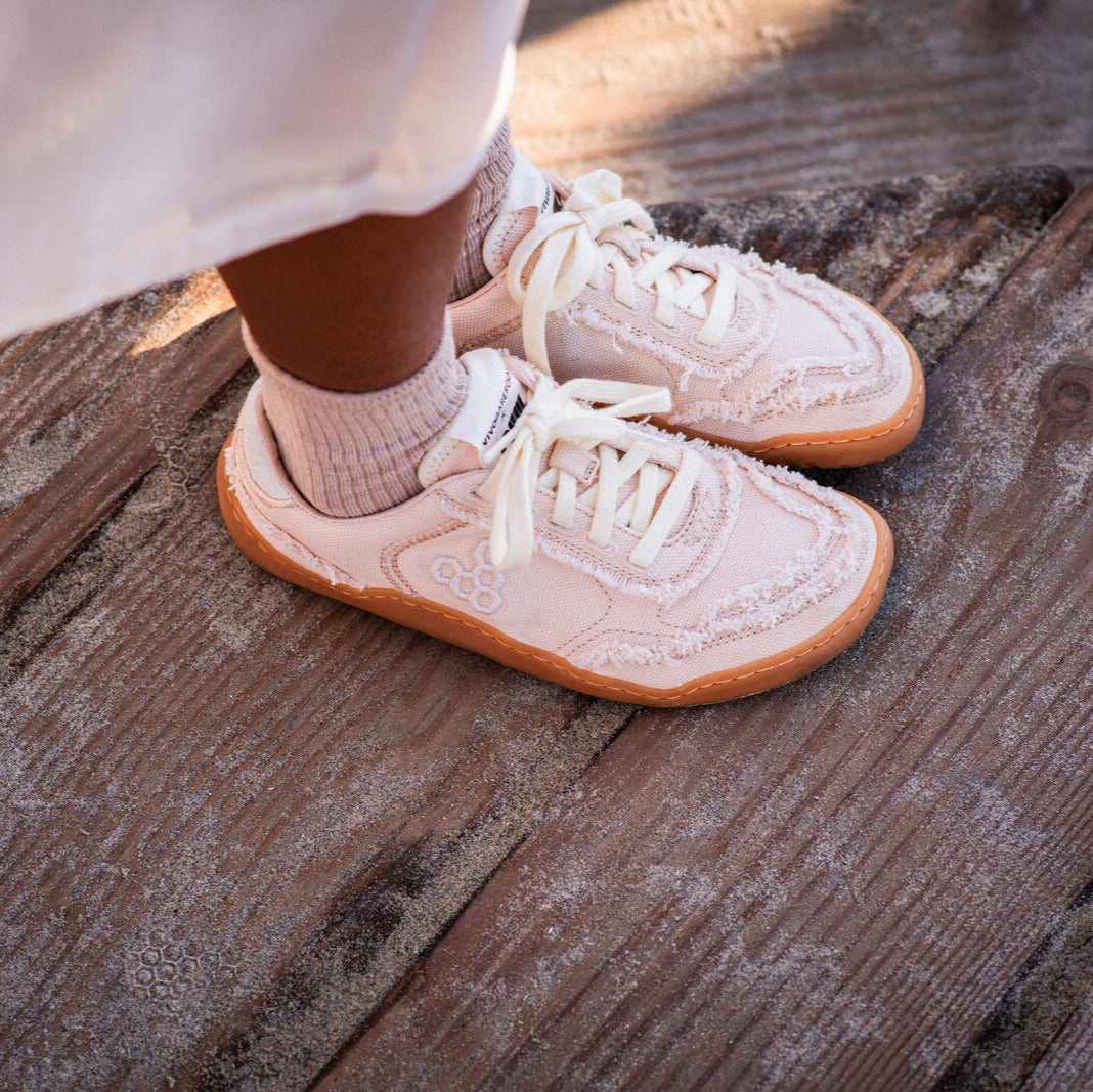 Vivobarefoot Gobi Sneaker Canvas (Womens) - Rose