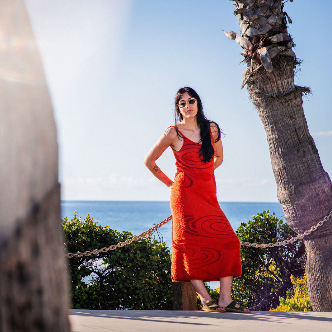 Vivobarefoot Sensus Yin Slide (Womens) - Dark Olive