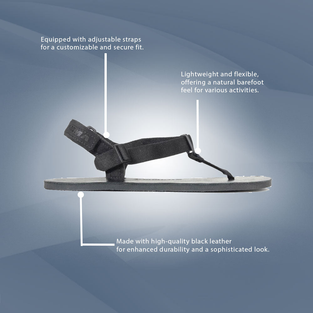 Shamma - Numa Maximus - Black Leather (Unisex) CLEARANCE