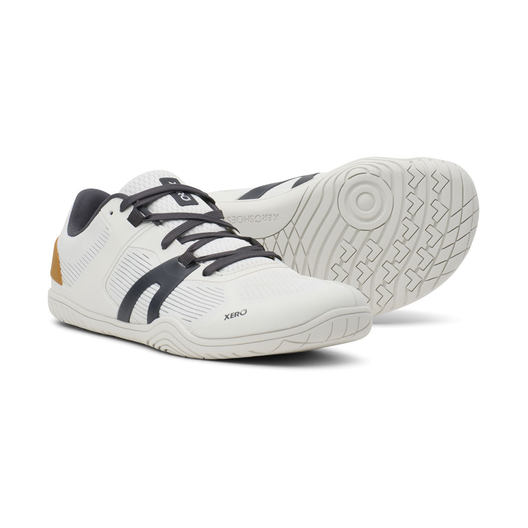 XeroShoes - 360 Rally - Barefoot Court Shoe - Mens - White/Asphalt