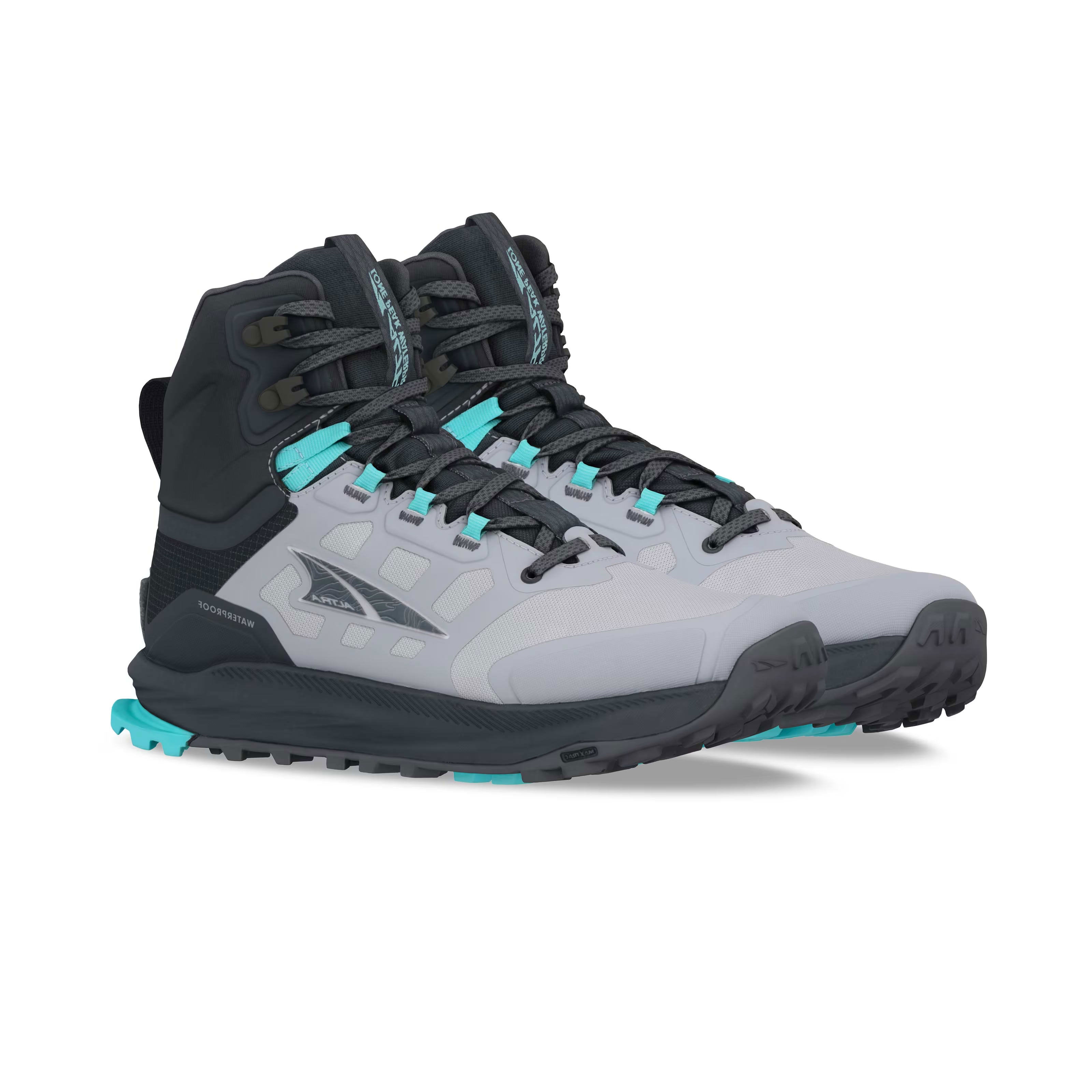 Altra - Lone Peak 9 Waterproof Mid - Black/Grey - Womens