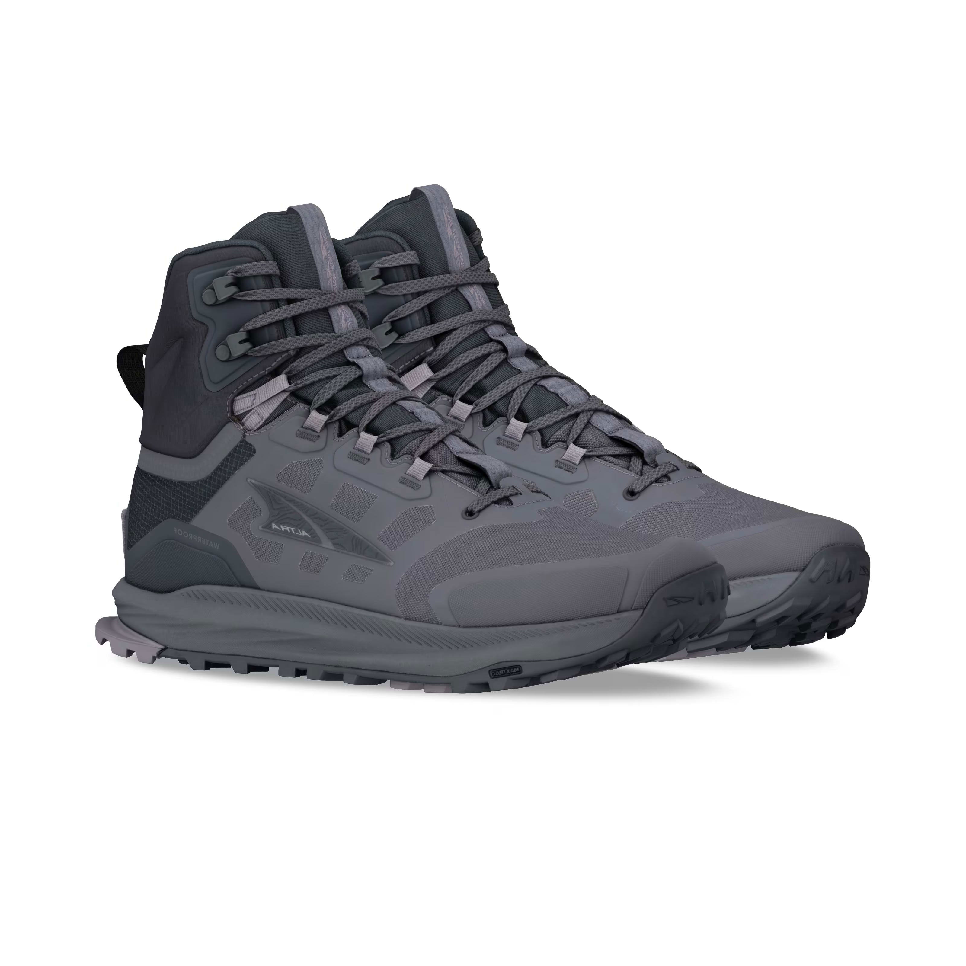Altra Lone Peak Waterproof Mid Black/Grey Mens – Bprimal