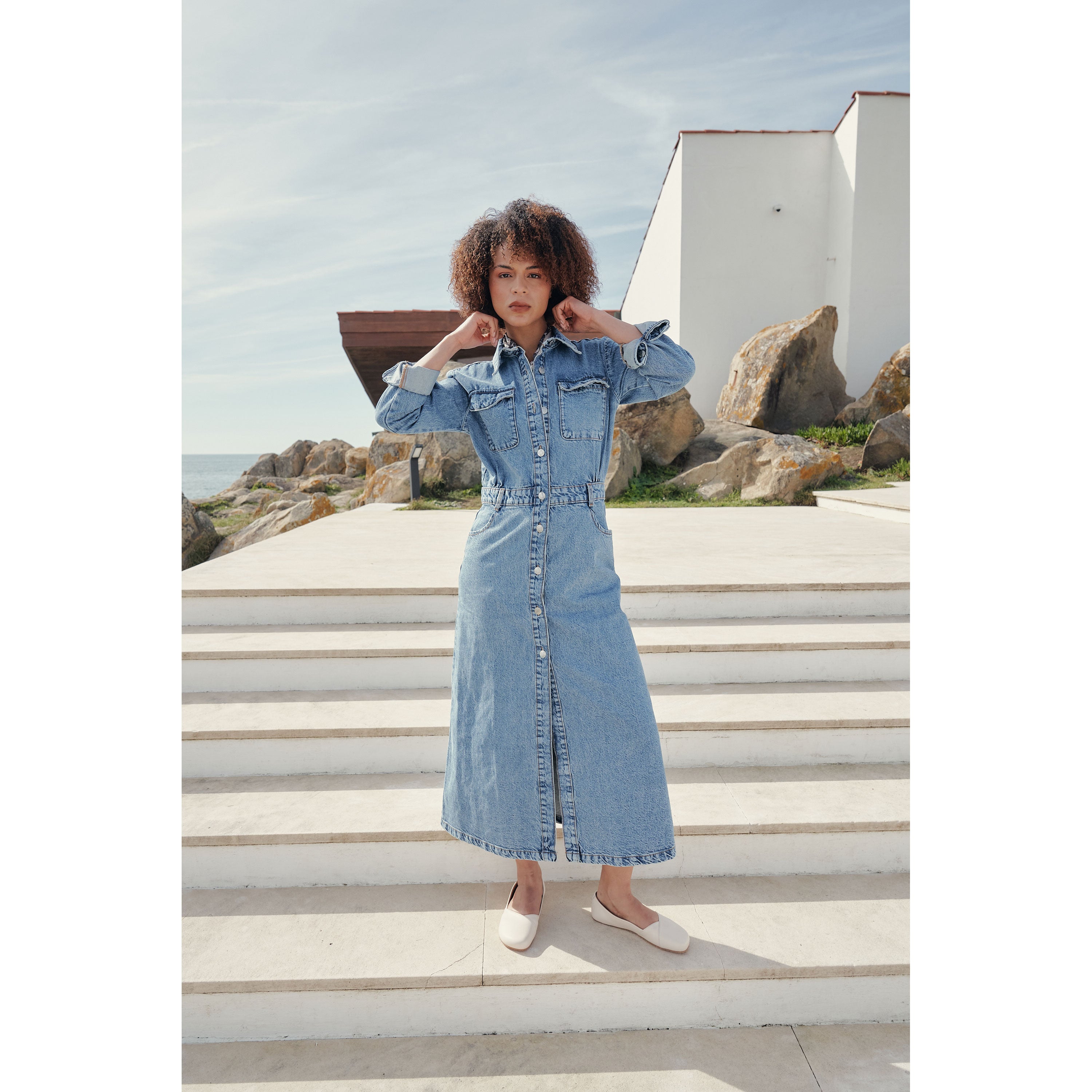 Shapen - PEONY Barefoot Ballerinas - Beige (Womens) (Wide)