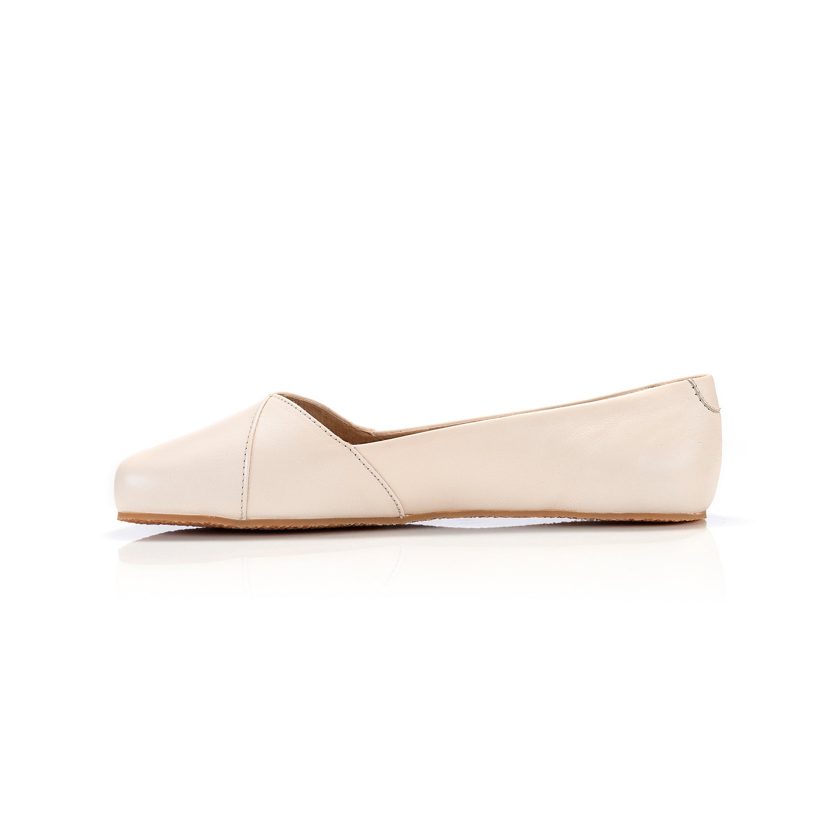Shapen - PEONY Barefoot Ballerinas - Beige (Womens) (Wide)