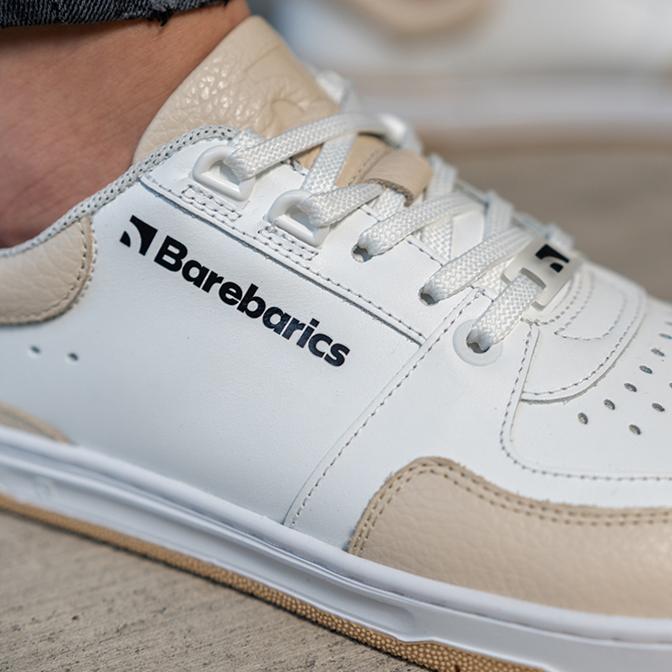 Barebarics - Wave - White & Beige - (Unisex)