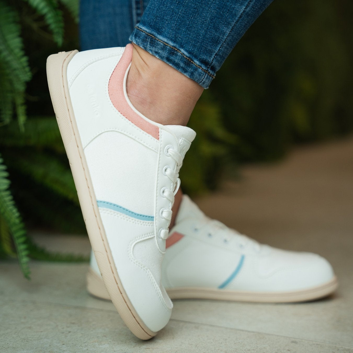 Be Lenka - Echo - White & Cotton Candy Vegan - (Womens)