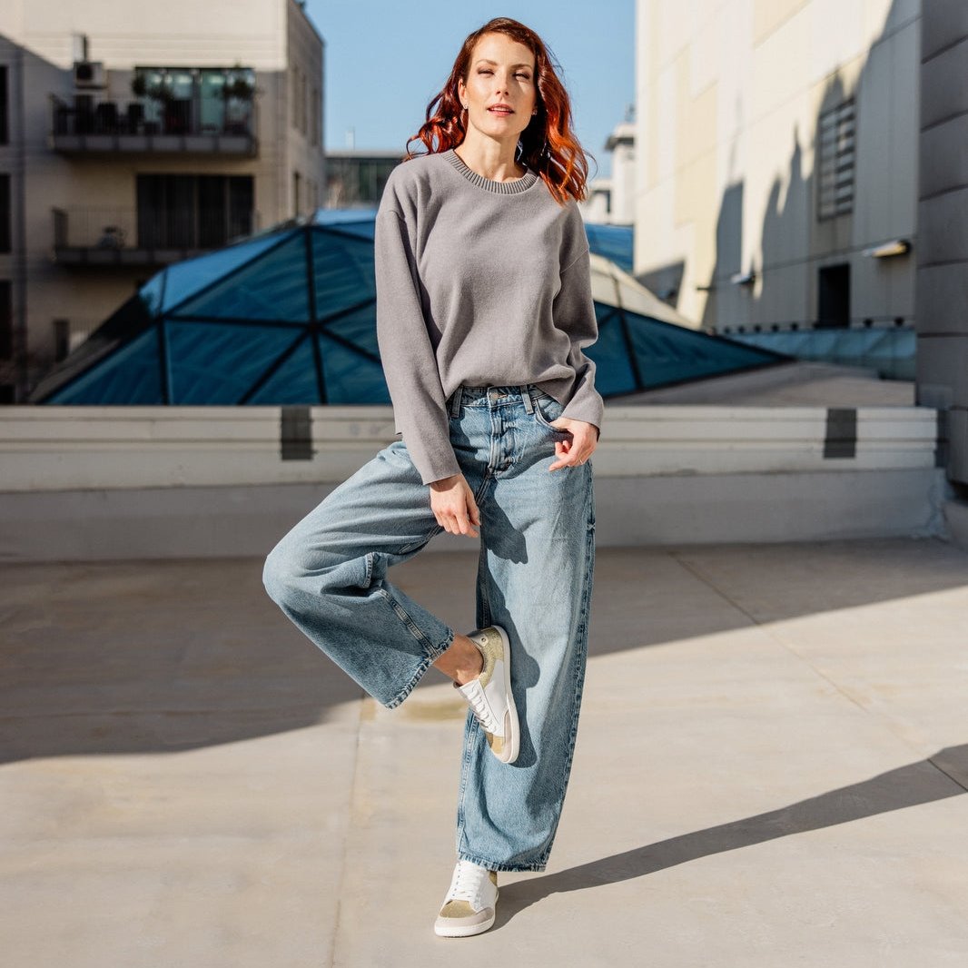 Shapen - CHARM Leather Barefoot Shoes - Light Gold (Womens)