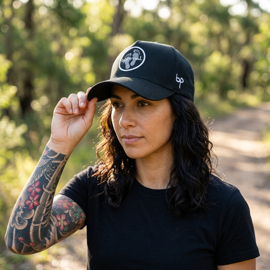 Bprimal Snapback Cap (Sustainable Cotton) - Black