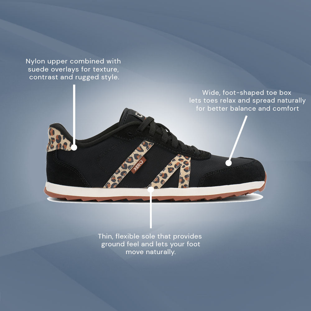 XeroShoes - Wynn - Womens - Black / Leopard