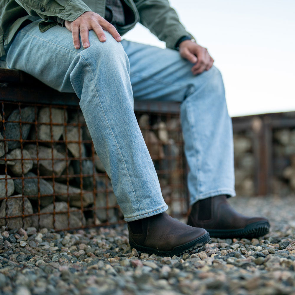 XeroShoes - Ridgeway Leather Chelsea Boot - Mens - Dark Brown
