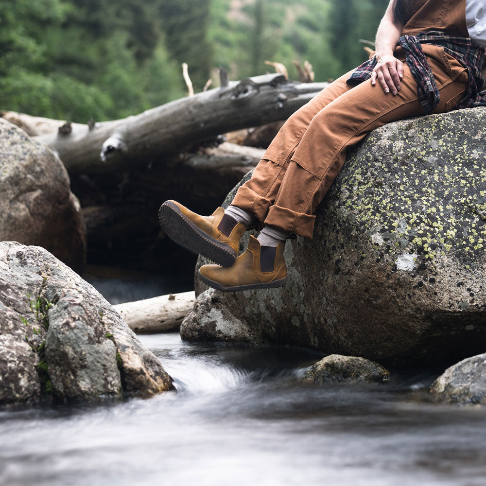 XeroShoes - Ridgeway Leather Chelsea Boot - Womens - Brown