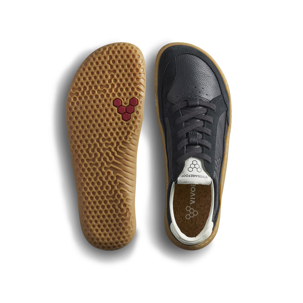 Vivobarefoot Gobi III Sneaker Leather (Womens) - Obsidian
