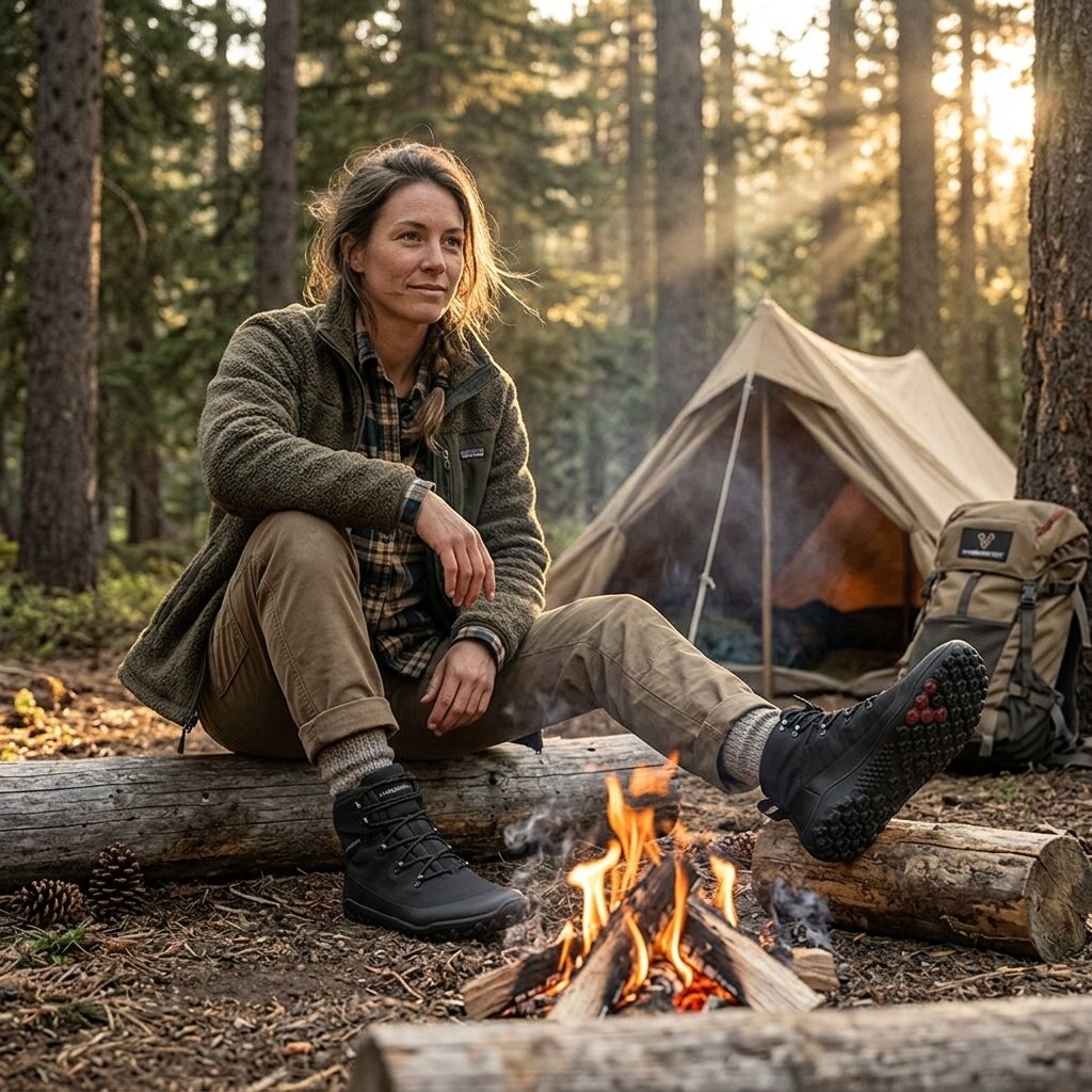 Vivobarefoot Tracker Textile AT II Waterproof - Obsidian (Womens)