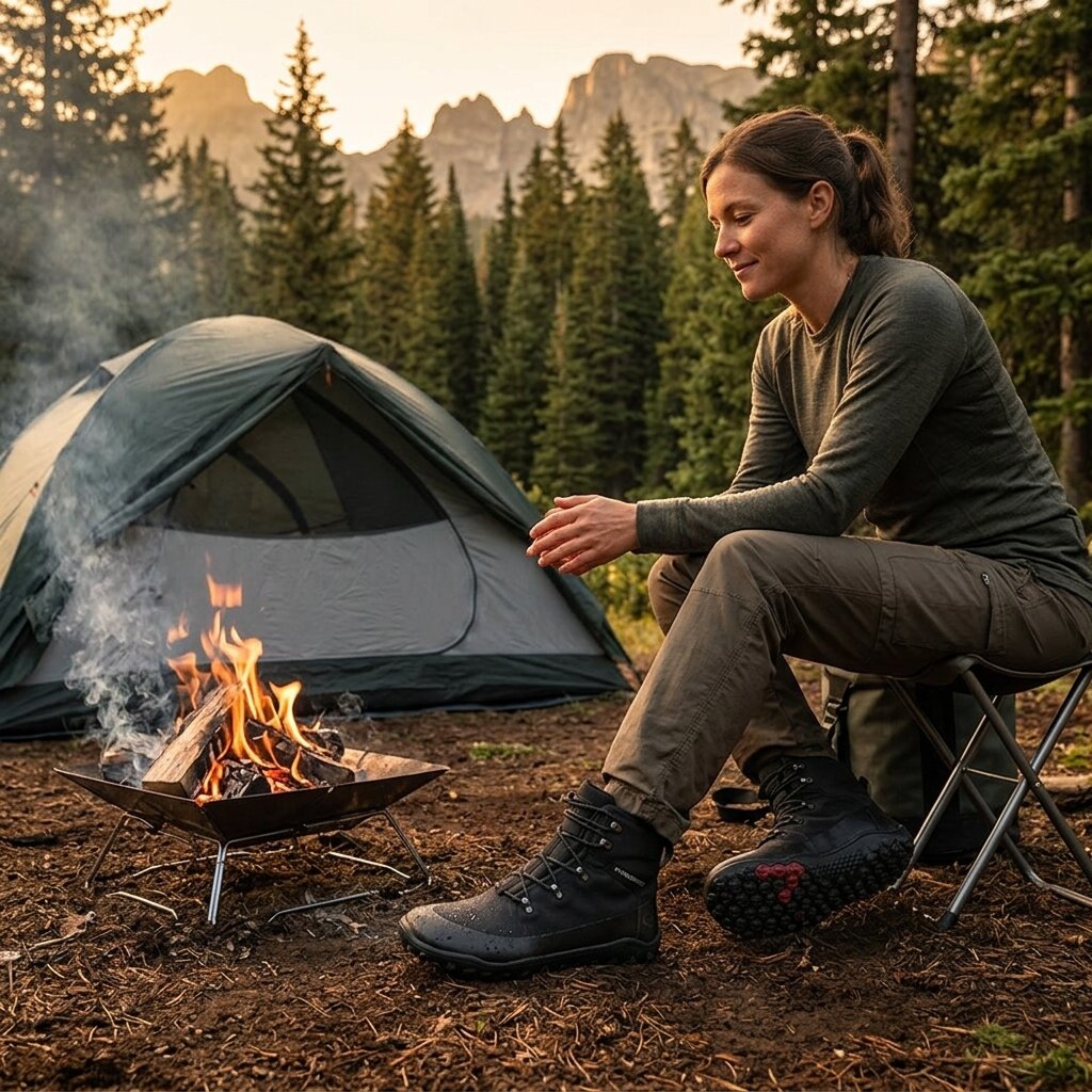 Vivobarefoot Tracker Textile AT II Waterproof - Obsidian (Womens)