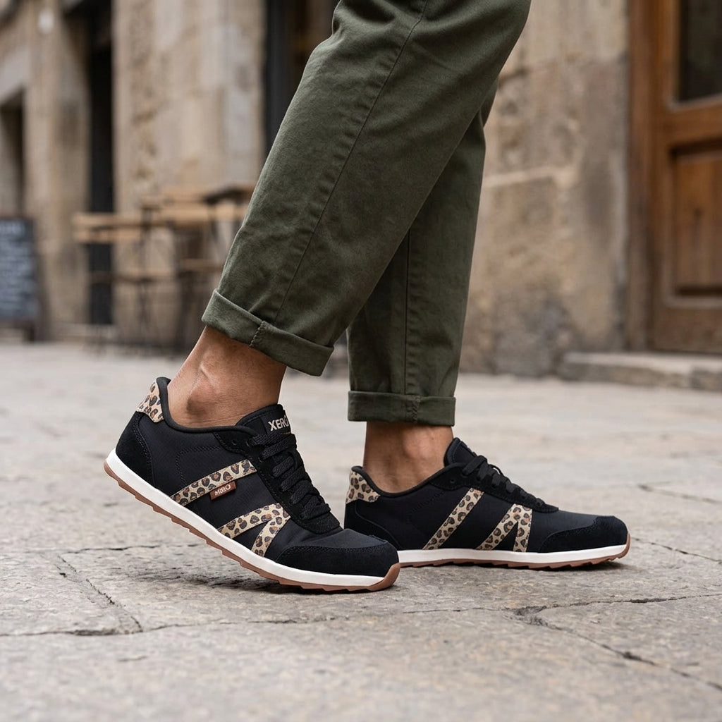 XeroShoes - Wynn - Womens - Black / Leopard