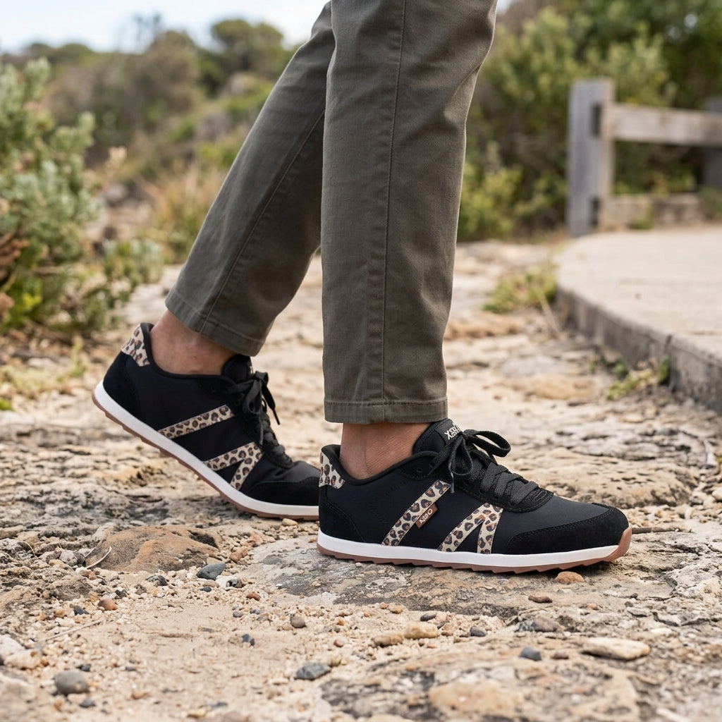 XeroShoes - Wynn - Womens - Black / Leopard