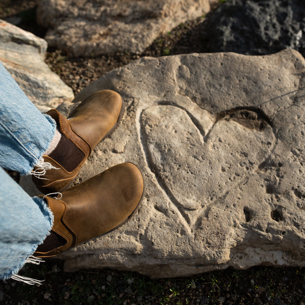 XeroShoes - Ridgeway Leather Chelsea Boot - Womens - Brown