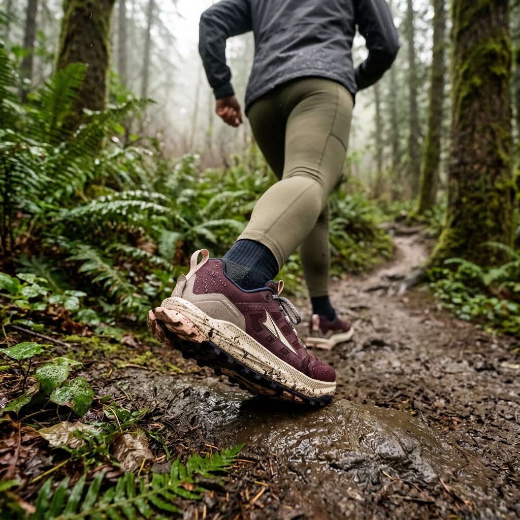 Altra - Lone Peak 9 Waterproof Low - Maroon - Womens