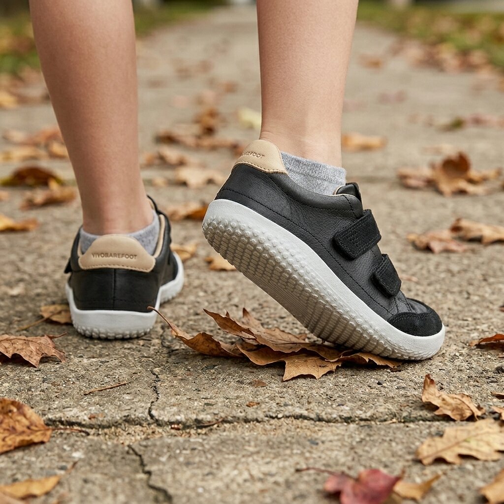 Vivobarefoot - Gobi Sneaker Kids - Obsidian