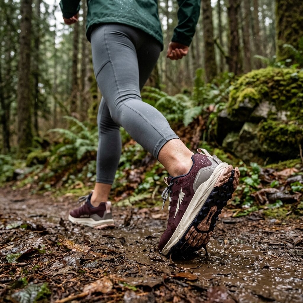 Altra - Lone Peak 9 Waterproof Low - Maroon - Womens