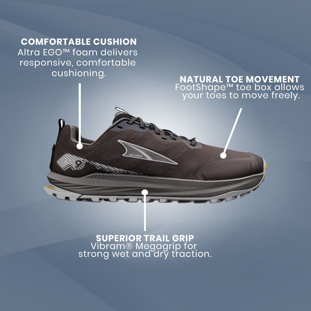 Altra - Lone Peak 9+ Chocolate Torte/Silver - Mens