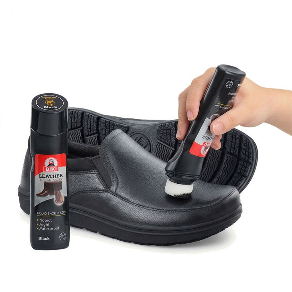 Black Liquid Shoe Polish (75ml)