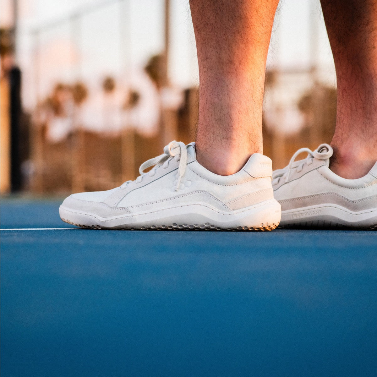 Vivobarefoot Gobi II Sneaker Premium Leather (Mens) - Vaporous Grey