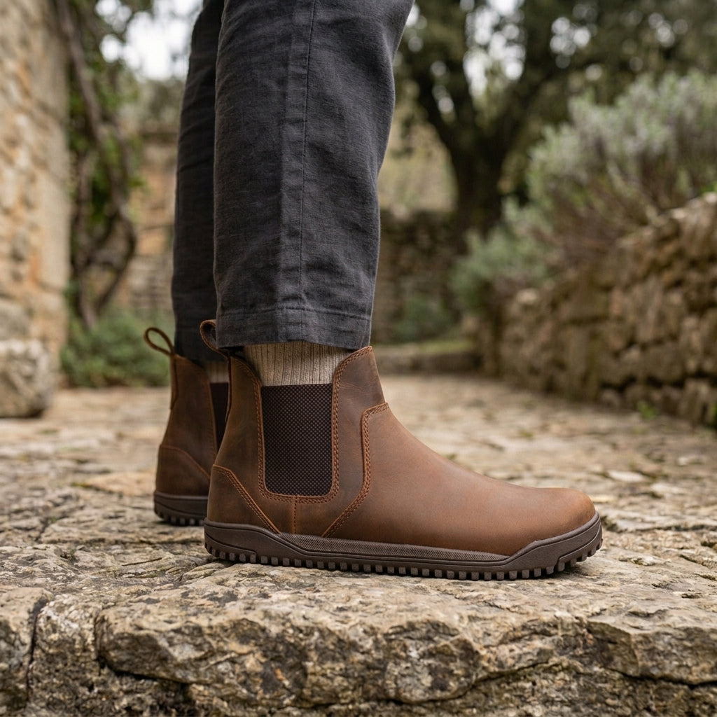 XeroShoes - Ridgeway Leather Chelsea Boot - Womens - Brown