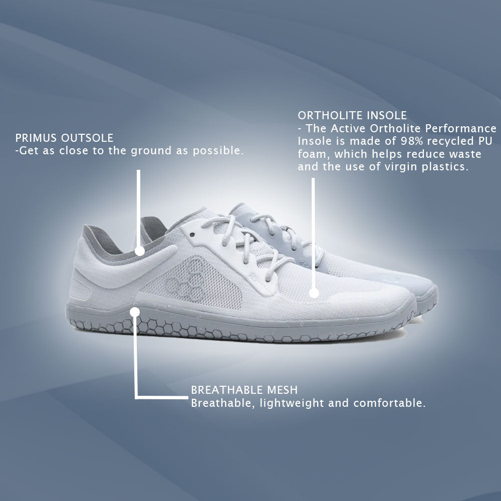 Vivobarefoot Primus Lite 3.5 (Womens) - Mineral