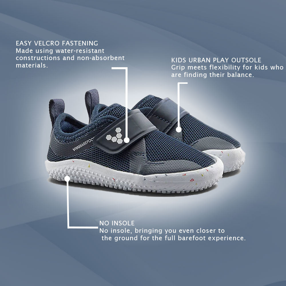 Vivobarefoot - Primus Sport IV Toddlers - Deep Ocean