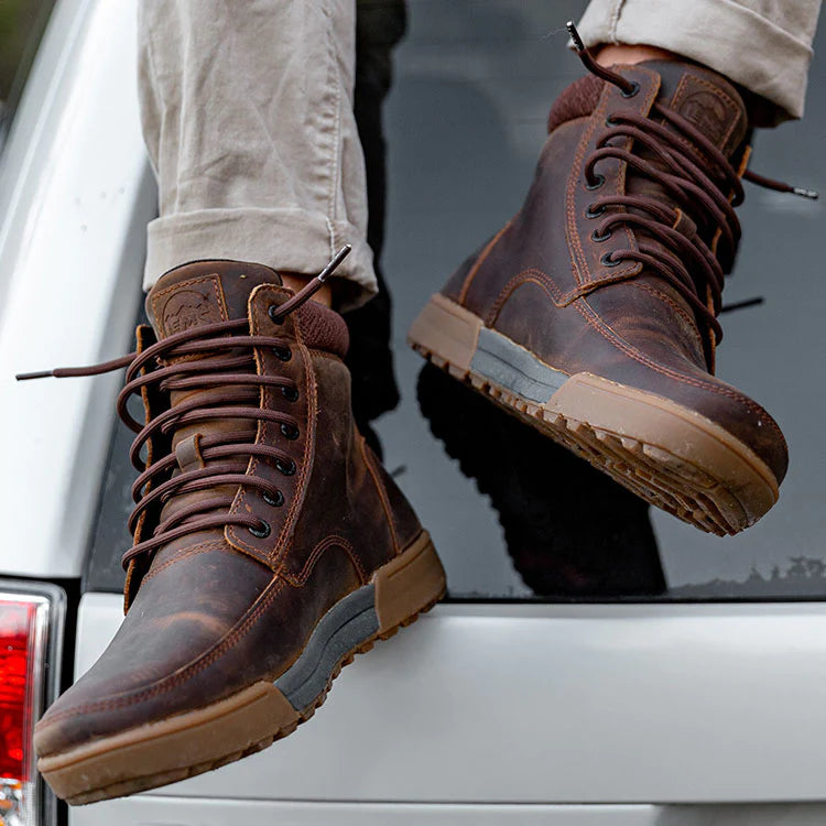 Lems - Waterproof Boulder Boot Summit - Rugged Bark (Unisex) - bprimal