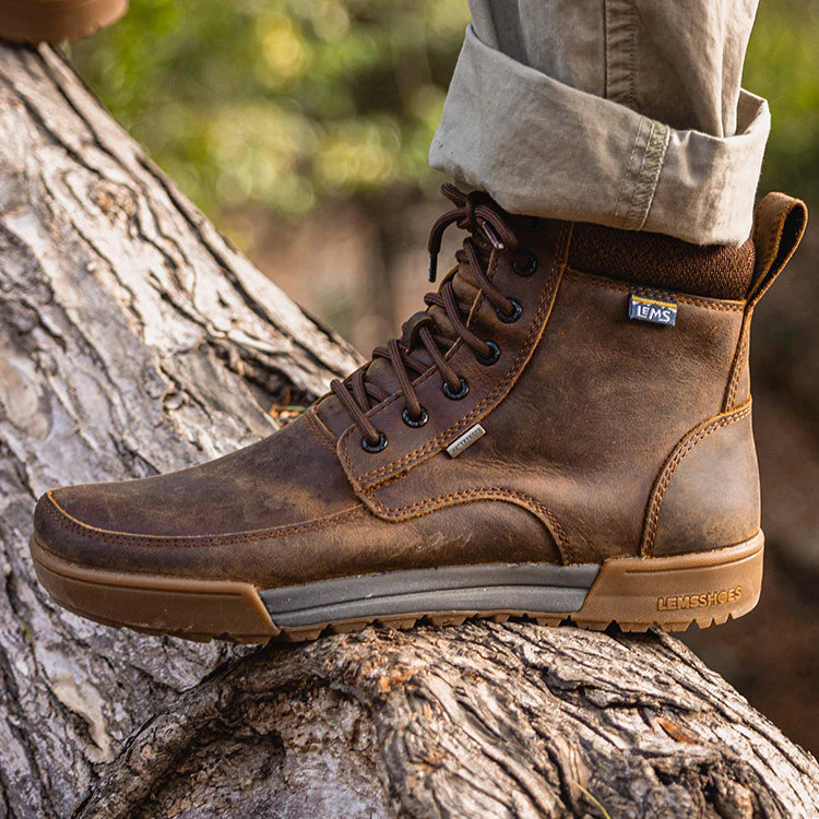 Lems - Waterproof Boulder Boot Summit - Rugged Bark (Unisex) - bprimal