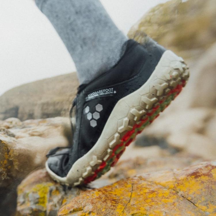 Vivobarefoot Primus Trail II All Weather FG - Obsidian (Womens) - bprimal