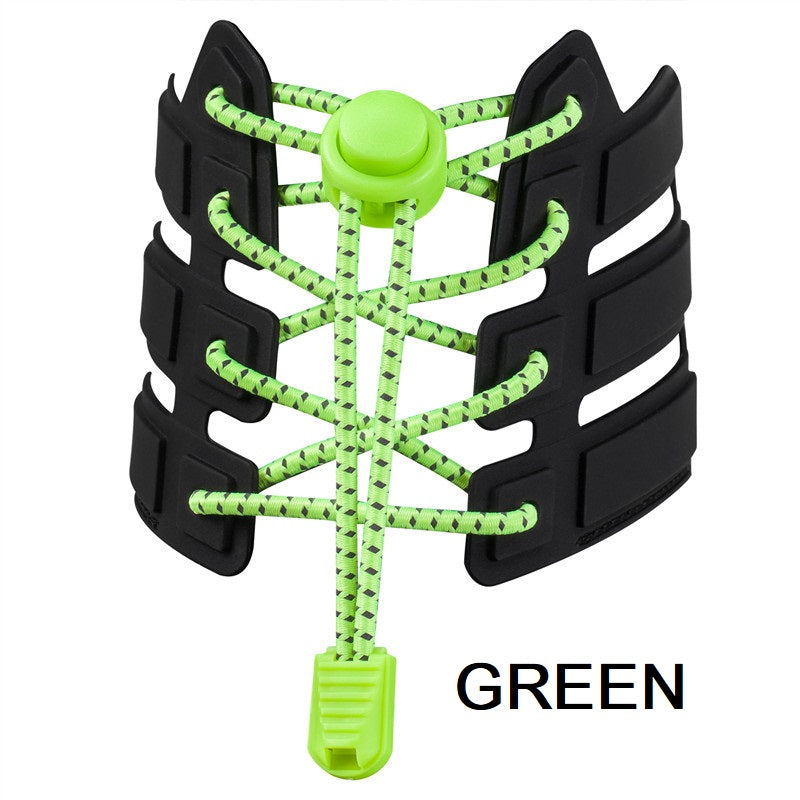 Reflective No-Tie Elastic Shoelaces - 10 Colours - bprimal