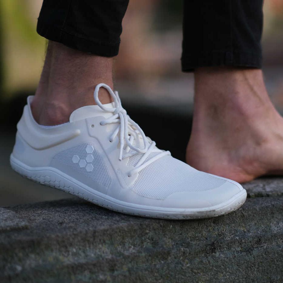 Vivobarefoot Primus Lite III (Mens) - Bright White (CLEARANCE)