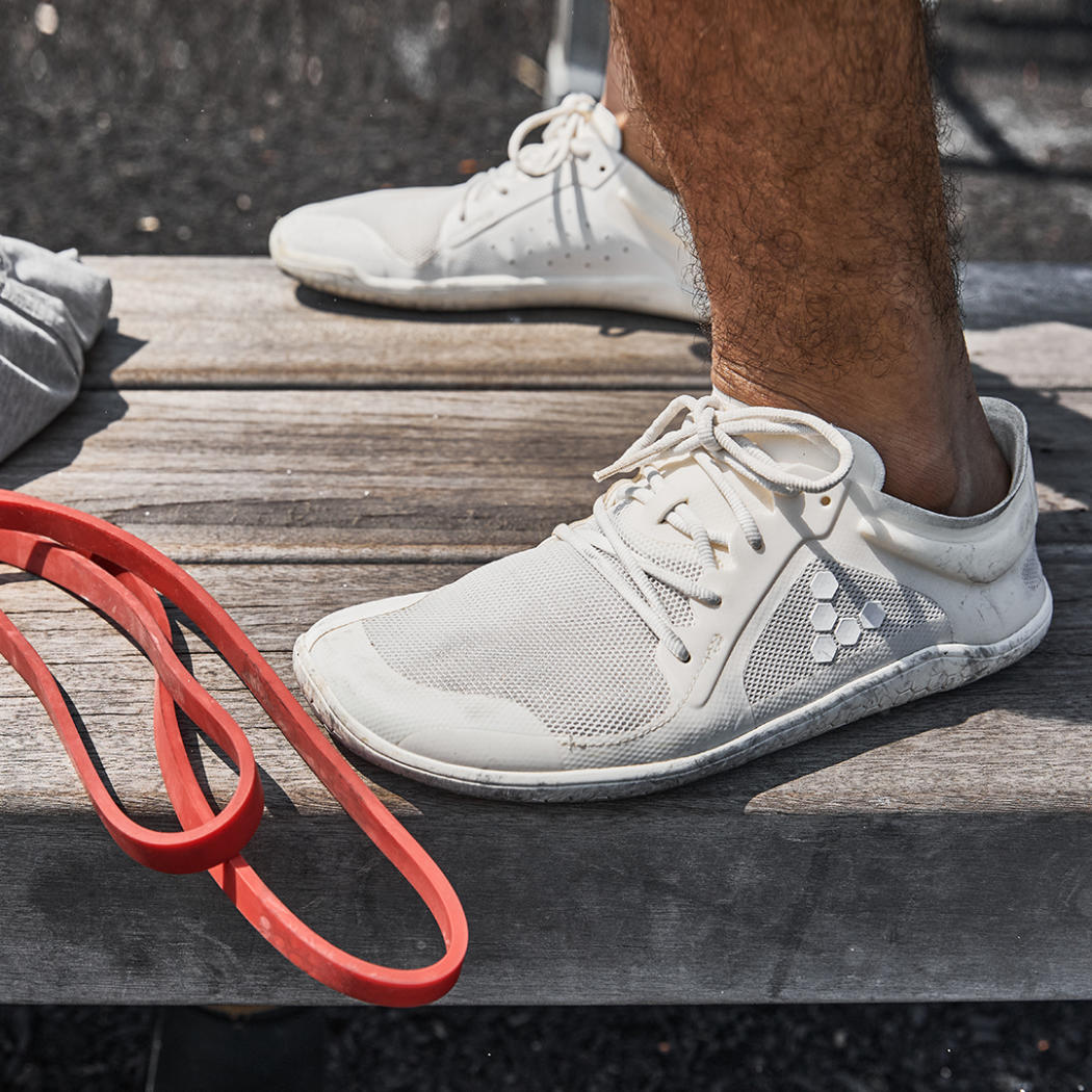 Vivobarefoot Primus Lite III (Mens) - Bright White (CLEARANCE)