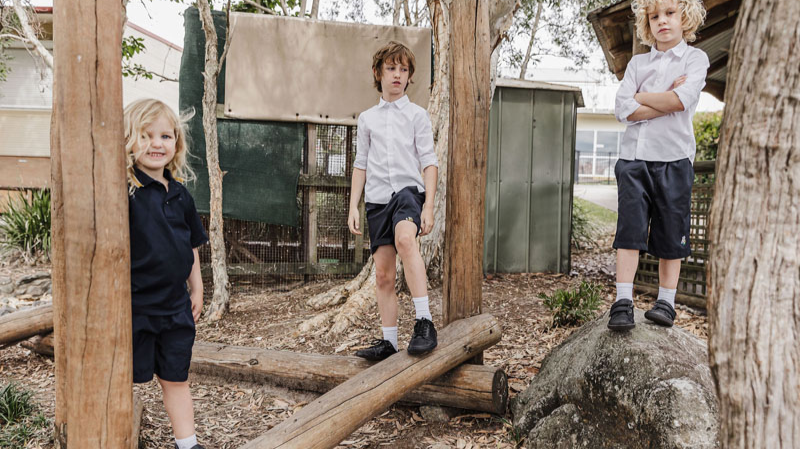 Kids wearing sustainable barefoot school shoes NZ