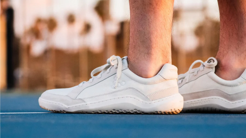 Vivobarefoot Gobi II Sneaker Premium Leather (Mens) - Vaporous Grey