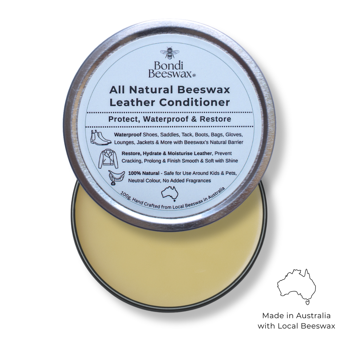Bondi Beeswax Leather Conditioner &amp; Waterproof Wax